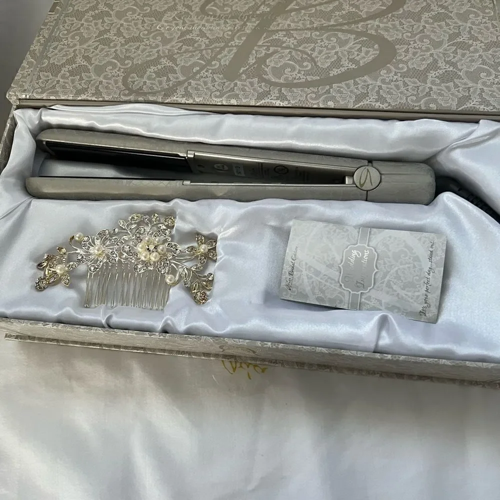 ARIA Beauty infrared hair straightener bridal edition NIB bridal